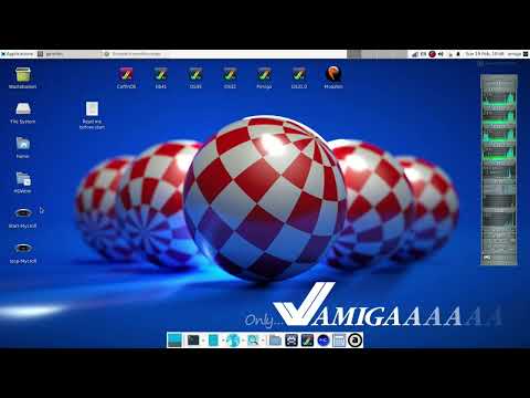 I am Amiga! FS-UAE Qemu Amiga Emulator Presentation Debian11: CoffinOS, MorphOS, AmigaOS, Mycroft AI