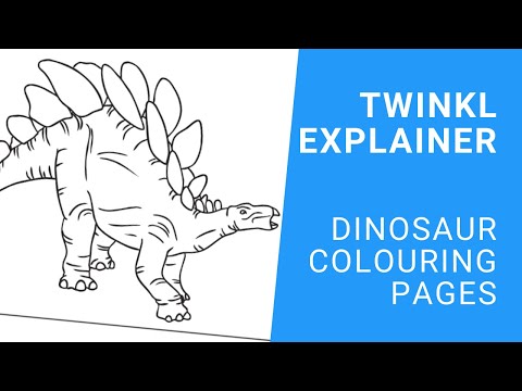 Dinosaur Colouring Pages | Early Years Activity Ideas