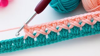 Easy Crochet Stitch 🧶Beginner Friendly Blanket Idea 💡