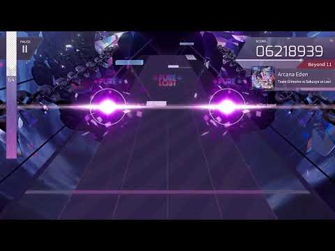 Arcana Eden | Beyond 11 AA! - Team Grimoire vs Sakuzyo Vs Laur (Arcaea 4.0)