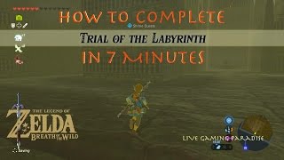 Breath of the Wild - Trial of the Labyrinth FAST Guide
