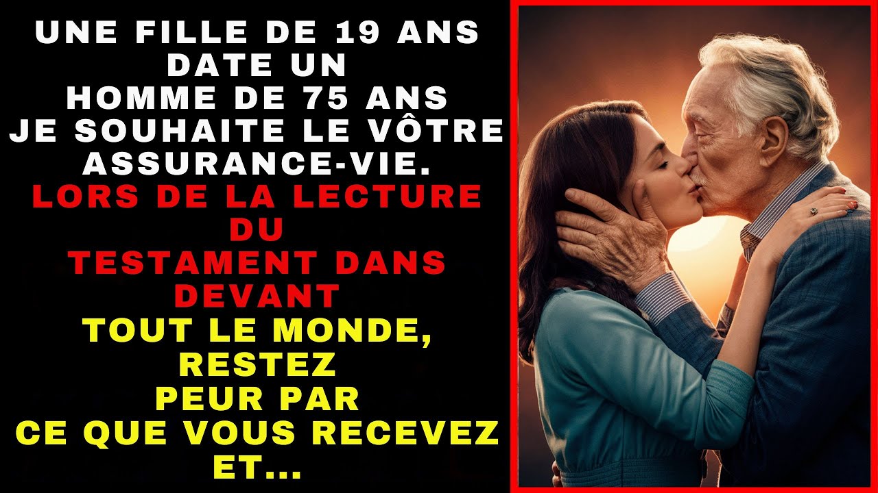 Femme de 19 ans RENCONTRE UN HOMME de 75 ans Envie d'ASSURANCE VIE, MAIS EFFRAYÉ PAR CE QUE IL ....