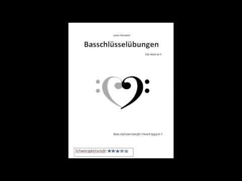 Basschlüsselübung für Horn in F, Nr 1