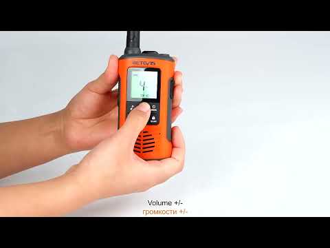 Retevis RT45P IP67 Wodoodporne Walkie Talkie 2 szt. Ładowalne