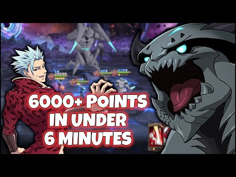 UNDER 6 MINUTES!! SCORE 6000+ POINTS IN KELAK - Seven Deadly Sins: Grand Cross