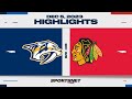 NHL Highlights | Predators vs. Blackhawks - December 5, 2023