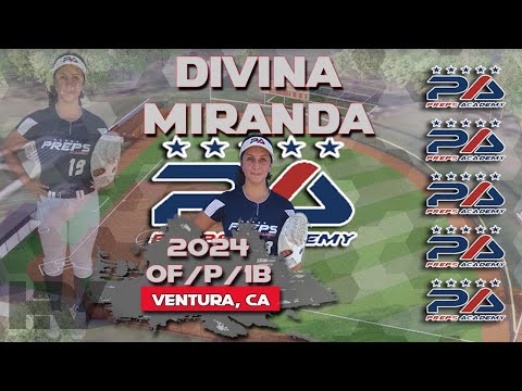 2024 Divina Miranda (4.5 GPA) Outfield & Pitcher, Softball Recruiting Skills Video