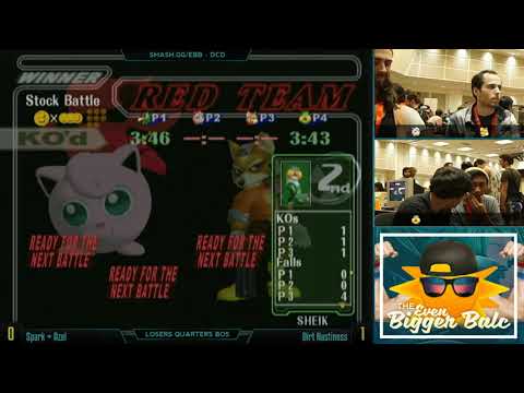 Even Bigger Balc EBB Doubles Losers Quarters - Babaganoush and Westballz vs Spark and Azel
