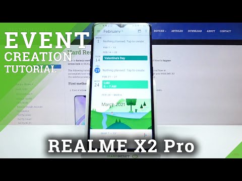 Add Event to Calendar Application – REALME X2 Pro