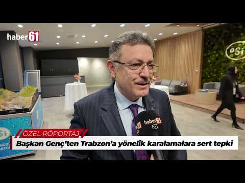 Trabzon Büyükşehir Belediye Başkanı Ahmet Metin Genç’ten Trabzon’a yönelik karalamalara sert tepki