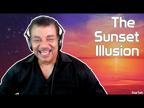 Neil deGrasse Tyson Explains “The Sunset Illusion”