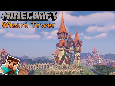 UltraTyrannomax - Made in SURVIVAL! - Minecraft - Medieval Wizard's Tower!