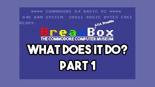 2 Minute Commodore 64 video, Guess what this Program Does.