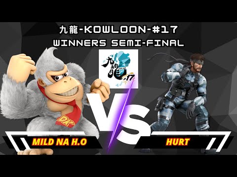 Mild na H.O (Donkey Kong) Vs. Hurt (Snake) | 九龍-KOWLOON-#17 | Winners Semi-Final | SSBU
