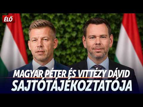 Kormányzati tájékoztató Magyar Péterrel - élő közvetítés - HírTV