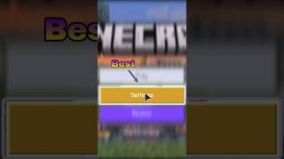 Best settings for your minecraft pocket editions 😱