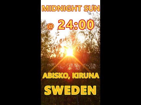 Abisko, Arctic Circle, Land of Midnight Sun, and Northern Lights - 24 hours of Daylight #mushabbar