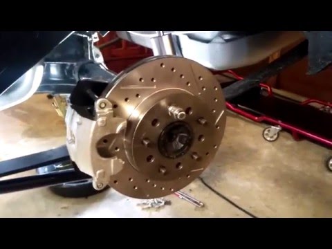 Disc Brake Hardware Install On GM Axle - Rear Disc Brake Conversion Pt3