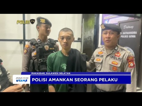 DITSAMAPTA SULSEL TANGKAP PEMUDA KEPEMILIKAN SABU