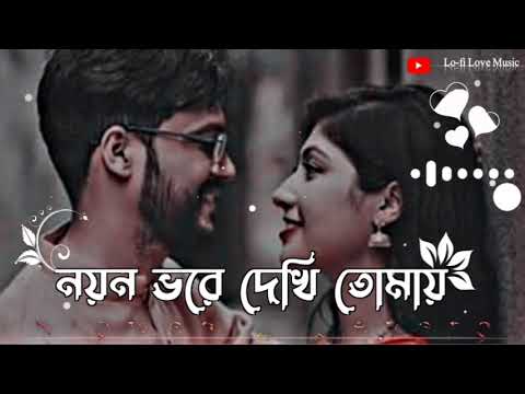 Nayan Bhore Dekhi Tomay | নয়ন ভরে দেখি তোমায় | Slowed and Reverd song | Bangla lo-Fi song | #lofi