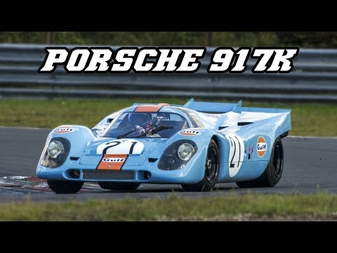 Porsche 917K Gulf - Demo laps at Zandvoort 2017 (+ idle & revving)