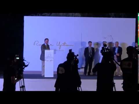 Ceremony of presentation of documentary film, done by Roger Upton MBE on Arab falconry in UAE P.3.