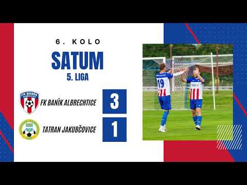 SESTŘIH 6.kolo: FK Baník Albrechtice - TJ Tatran Jakubčovice 3:1 (2:0)