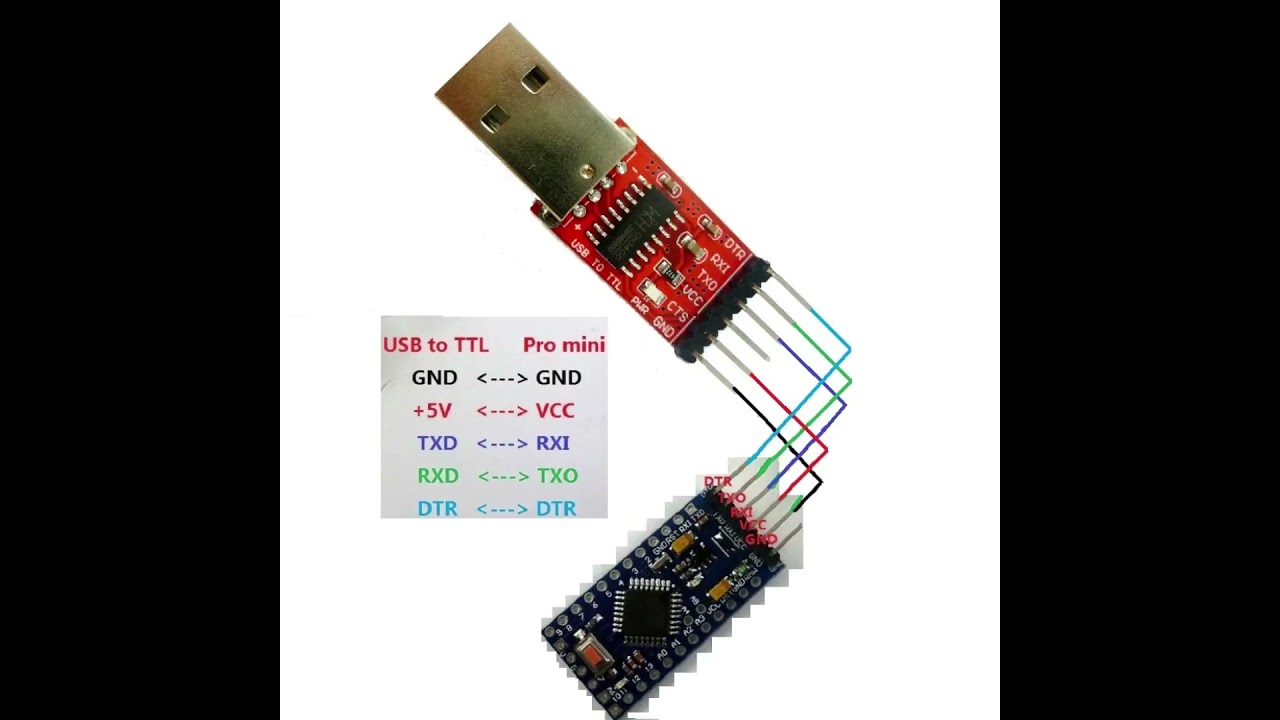 TB196 USB Adapter Pro Mini Download cable USB to RS232 TTL Serial ports