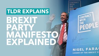 Brexit Party Manifesto Explained - TLDR News...