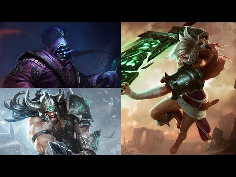 Jax/Tryndamere Vs Riven Matchup Guide/Analysis (ft. Built)