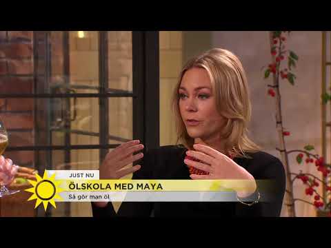 Ölskola med Maya: "Vi gör väldigt bra öl här i Sverige" - Nyhetsmorgon (TV4)
