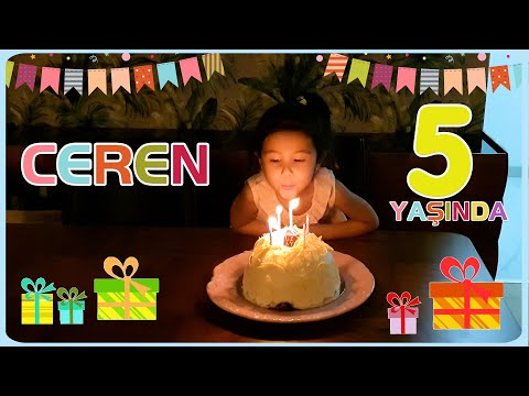 CEREN artık 5 yaşında! Ceren's 5th Birthday!