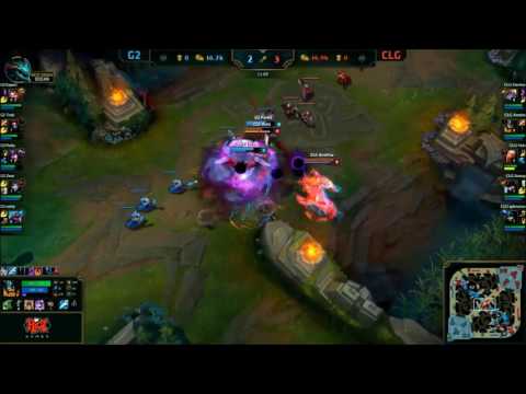 G2 vs CLG highlights ¦ League of Legends World Championship 2016  ¦ Group A