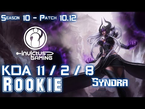 IG Rookie SYNDRA vs EKKO Mid - Patch 10.12 KR Ranked