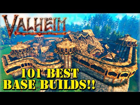 VALHEIM BASE BUILDING IDEAS || TOP 101 INCREDIBLE INSPIRING BASE BUILDS [QUEENBEE]