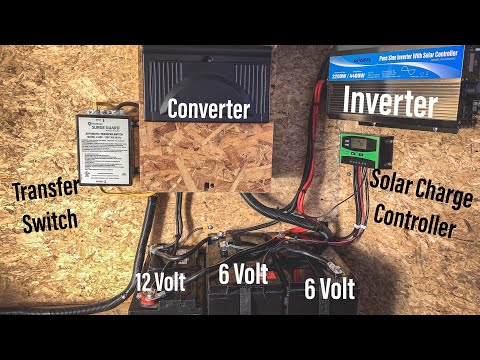 Electrical System - Enclosed Trailer Conversion - Everything from Amazon