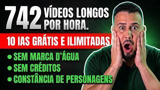 Chega de Grok de Veo3 e Kling! 10 IAs para Criar Vídeos p/ CANAL DARK Grátis e Ilimitado e Monetizar