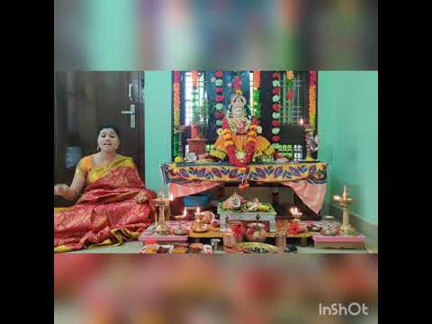 Varalakshmi Vratham 🙏 Bhagyadha Lakshmi Baramma  Keerthana 🎶