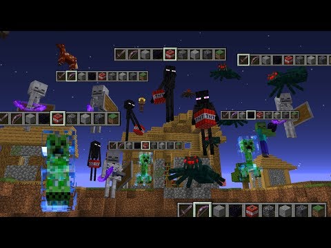 I Gave Every Minecraft Mob CREATIVE MODE