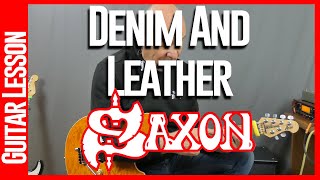 Saxon - Denim And Leather - Guitar Lesson
