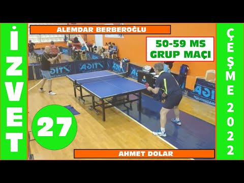 ÇEŞME 2022 | ALEMDAR BERBEROĞLU - AHMET DOLAR | 50-59 MS | GRUP MAÇI