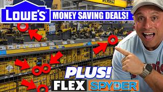 INSANE Tool Deals at Lowe’s Home Improvement! (DeWALT, FLEX, Spyder & More)