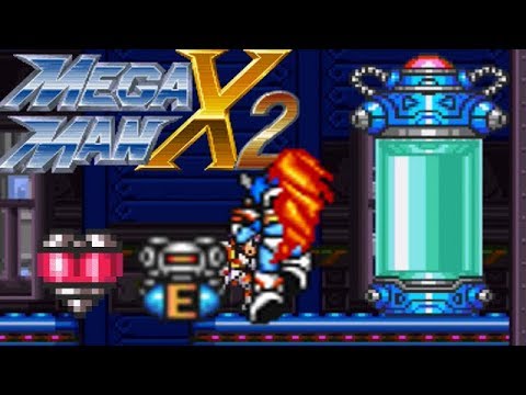 MegaMan X2: All Upgrades, Heart & Sub Tank Locations + Shoryuken