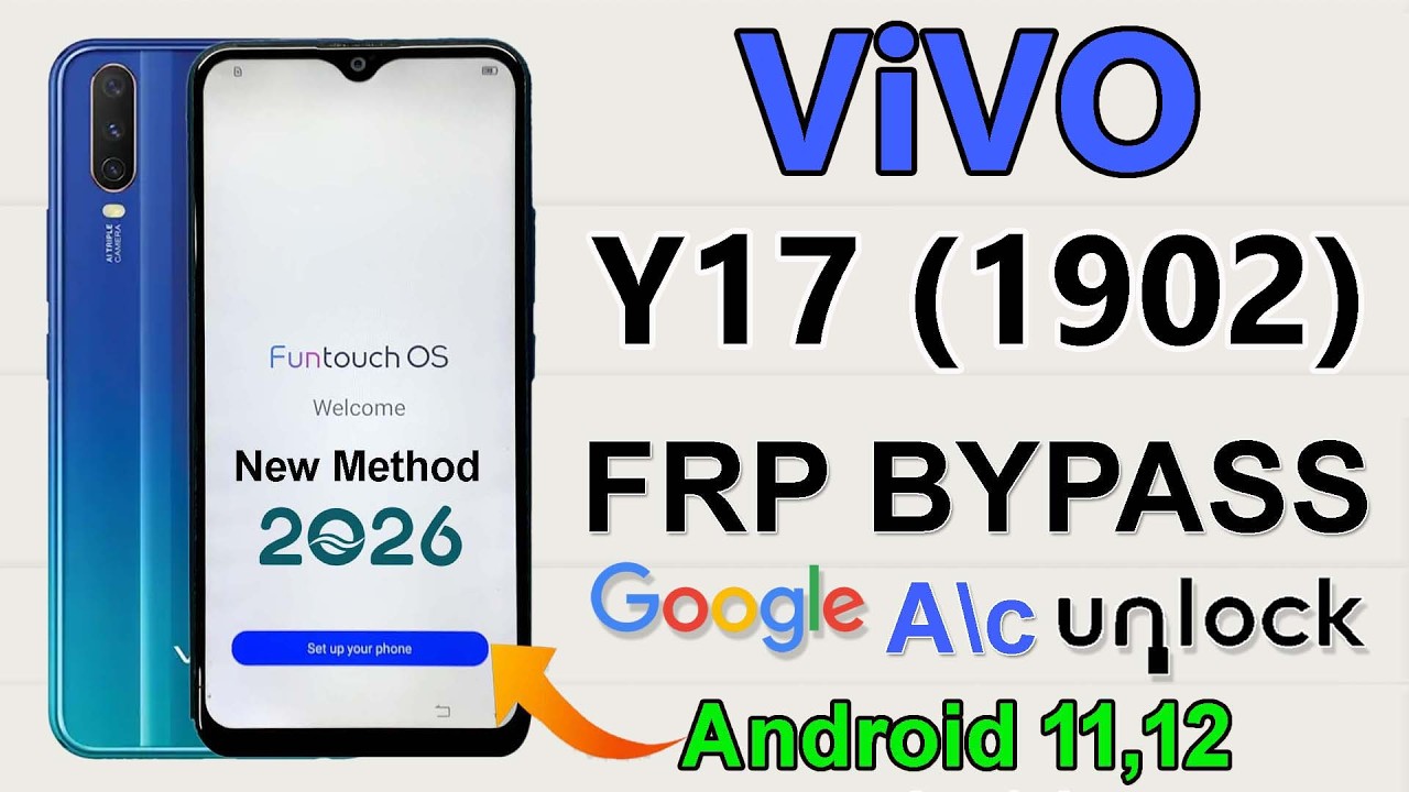 Vivo Y17 Frp Bypass Without Pc✅ Vivo Y17 (1902) Google Lock Bypass✅ ViVO Y17 FRP Unlock Android 11