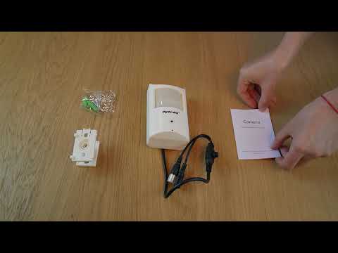 CAMERA SUPRAVEGHERE ASCUNSA IN SENZOR PIR 5MP EYECAM EC AHDCVI4180 - www.1cctv.ro