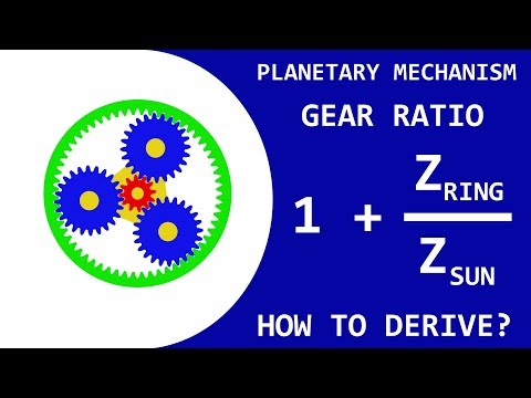 image-How is a 1 1 ratio achieved using a planetary gear set?