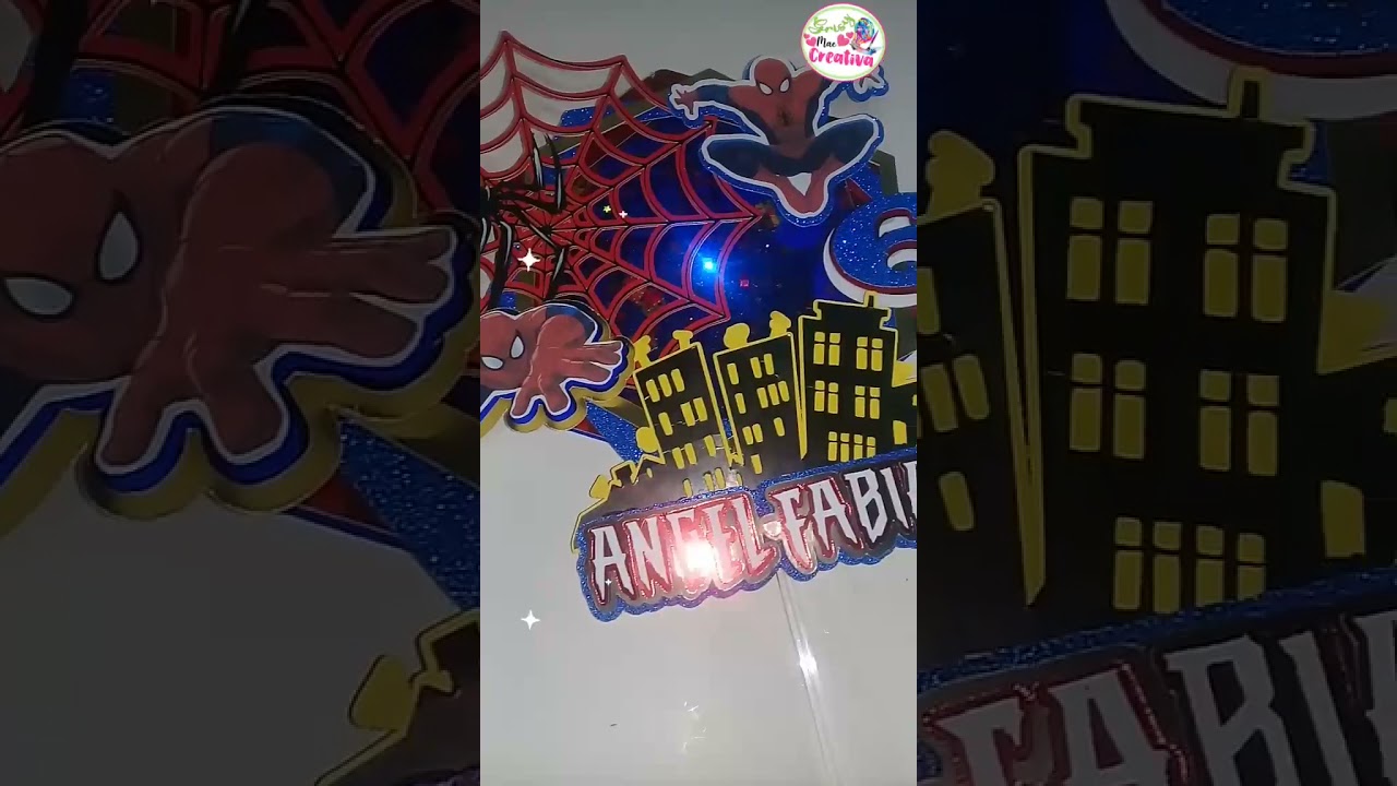 Watch Now cake topper de Spiderman cake topper de Spiderman
