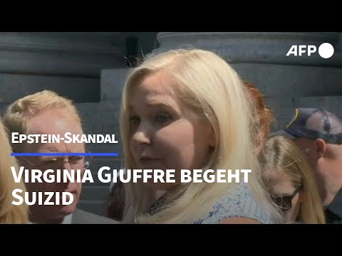 Video Thumbnail: Epstein-Skandal: Missbrauchsopfer Virginia Giuffre begeht Suizid | AFP