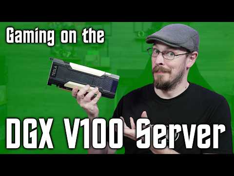 EIGHT GPUs in a Cloud Gaming Server - Nvidia DGX V100