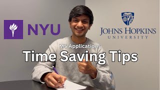 Fall 2026 — Save 100+ Hours on Your University Applications | NYU